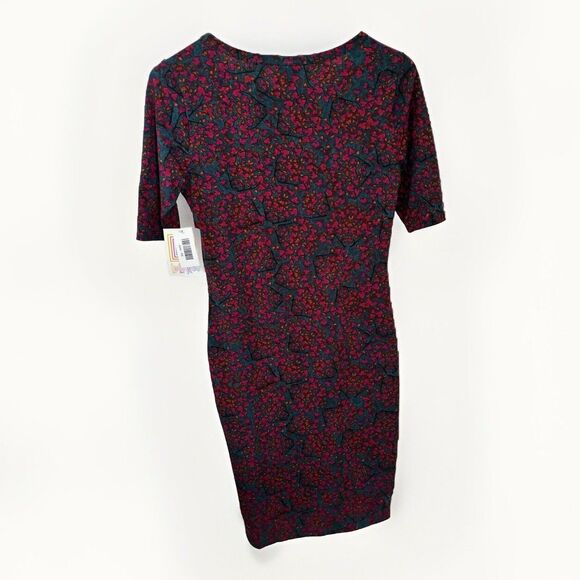 LuLaRoe Womens Dress Size XS Julia Multi-Color Dress - Picture 3 of 4